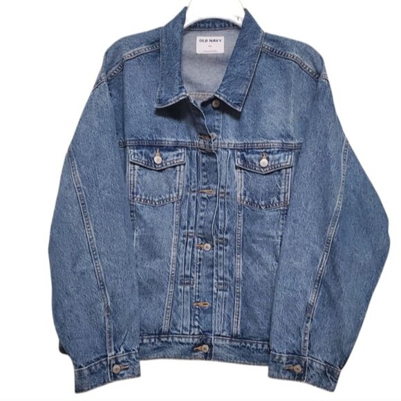 NWT Denim Jacket Old Navy Relaxed Classic XXL Birdie - Picture 14 of 14